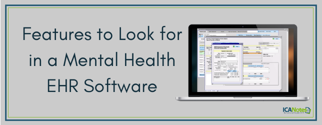 Features to Look for in a Mental Health EHR Software
