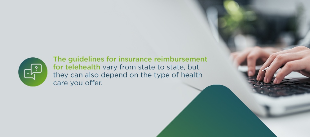 Reimbursement for telehealth