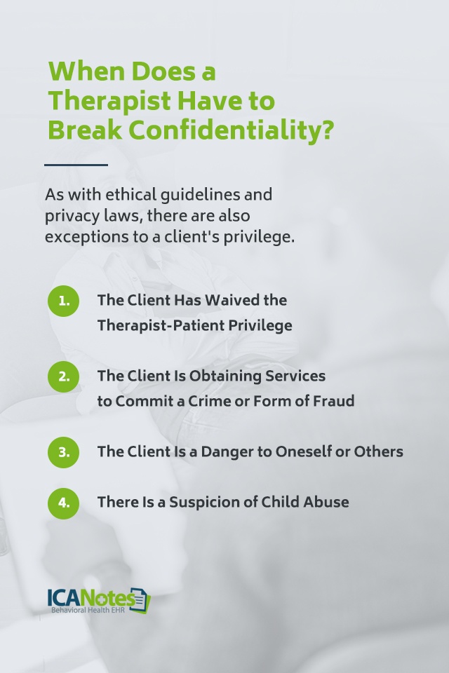 When Does a Therapist Have to Break Confidentiality? 