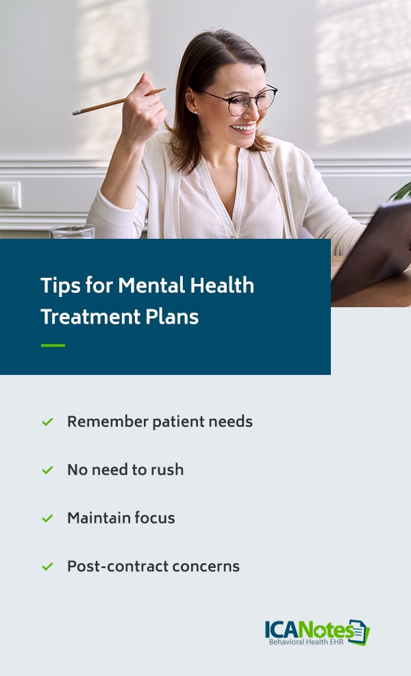 Tips for Mental Health Treatment Plans