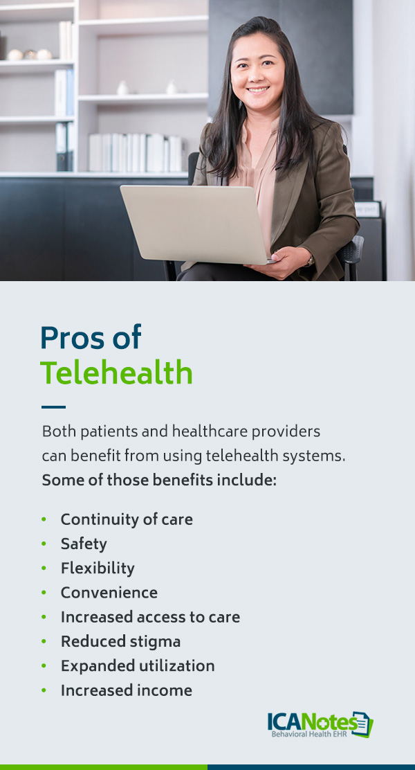 Pros of Telehealth